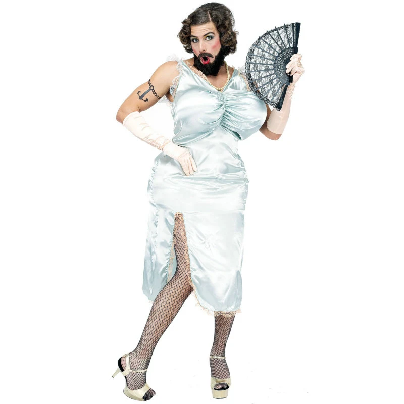 Bearded Lady Adult Circus Costume 1 Bearded Lady Adult Circus Costume