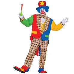 Clown On The Town Adult Circus Costume
