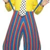 Stripey The Clown Adult Circus Costume