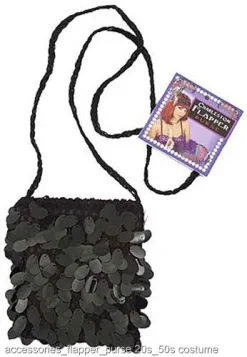 Sequin Flapper Purse