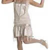 Ivory Gatsby Flapper Girl Dress