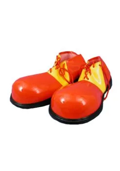 Red And Yellow Clown Shoes Circus Costume
