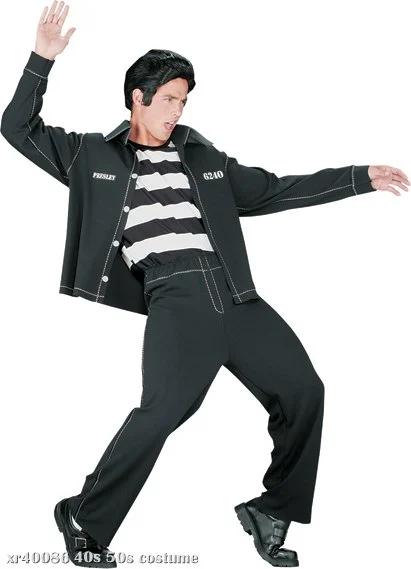 Elvis Presley Jail House Rock Adult Costume 1 Elvis Presley Jail House Rock Adult Costume